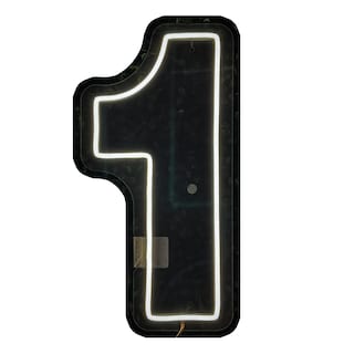 Foto 1 | Foto 1 | Letrero Led Neón Número 1 Decorativo Fiesta Luminoso 60x28cm
