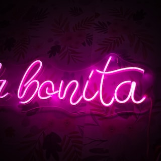 Foto 5 | Foto 5 | Letrero Led Neón Hola Bonita Luminoso Negocio Decorativo