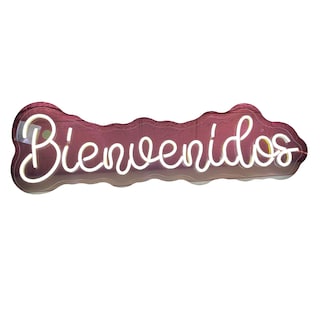 Foto 1 | Foto 1 | Letrero Led Neón Bienvenidos Decorativo Luminoso