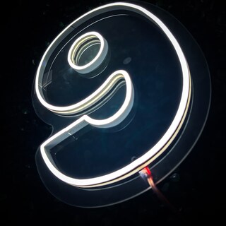 Foto 5 | Foto 5 | Letrero Led Neón Número 9 Decorativo Luminoso Fiesta 40x26cm