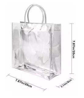 Foto 3 | Foto 3 | Bolsa de Regalo con Asa Belug 20 Piezas Transparentes
