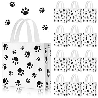 Foto 1 | Foto 1 | Bolsas De Regalo Para Perros, Bolsa Con Estampado De Patas, Regalo Para Fiestas De Perros, 20 Piezas - Venta Internacional.