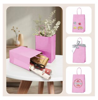 Foto 2 | Foto 2 | Bolsas De Regalo Papel Kraft Bolsas De Dulces Ecológicas 20 Pcs Violeta