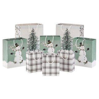 Foto 1 | Foto 1 | Surtido De Bolsas De Regalo Hallmark Christmas (8 Bolsas: 3 Pequeñas 6, 3 Medianas 9, 2 Grandes 13) - Venta Internacional.