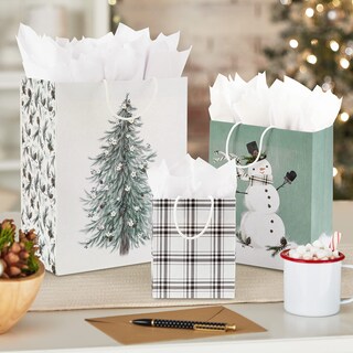 Foto 2 | Foto 2 | Surtido De Bolsas De Regalo Hallmark Christmas (8 Bolsas: 3 Pequeñas 6, 3 Medianas 9, 2 Grandes 13) - Venta Internacional.