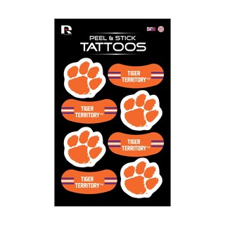Foto 1 | Foto 1 | Tatuajes Temporales Rico Industries Ncaa Clemson Tigers - Venta Internacional.