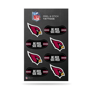 Foto 1 | Foto 1 | Tatuajes Rico Industries Nfl Arizona Cardinals Tamaño Pequeño - Venta Internacional.
