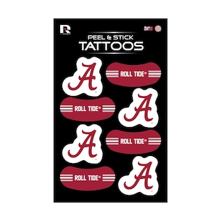 Foto 1 | Foto 1 | Tatuajes Temporales Rico Industries Ncaa Alabama Crimson Tide - Venta Internacional.