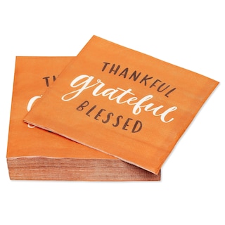 Foto 4 | Foto 4 | Servilletas American Greetings Thankful, 50 Unidades, 16,5 Cm - Venta Internacional.