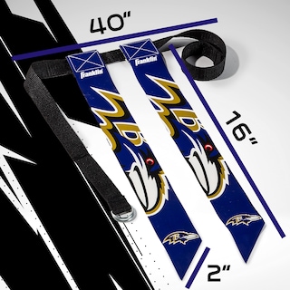 Foto 2 | Foto 2 | Set Con Bandera De Fútbol Americano Franklin Sports Nfl Baltimore Ravens - Venta Internacional.