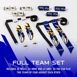 Foto 3 | Foto 3 | Set Con Bandera De Fútbol Americano Franklin Sports Nfl Baltimore Ravens - Venta Internacional.