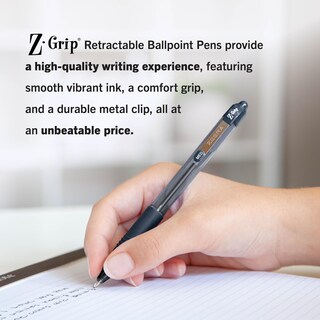 Foto 5 | Foto 5 | Bolígrafo Retráctil Pen Zebra Z-grip, Tamaño Mediano, Paquete De 48 - Venta Internacional.
