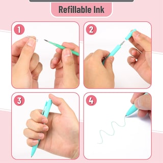 Foto 5 | Foto 5 | Bolígrafos De Gel Mr. Pen Retráctiles De Punta Fina De 0,7 Mm, Paquete De 12 - Venta Internacional.