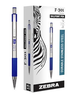 Foto 1 | Foto 1 | Bolígrafo Zebra Pen F-301 De Acero Inoxidable Fino De 0,7 Mm - Venta Internacional.