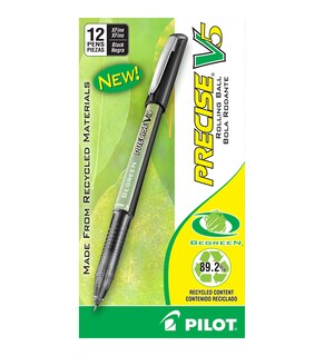 Foto 2 | Foto 2 | Tinta Líquida Con Tapa Begreen Pen Pilot Precise V5, 0,5 Mm, Paquete De 12 - Venta Internacional.