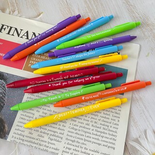 Foto 2 | Foto 2 | Juego De Bolígrafos Jxueych Con Citas Bonitas E Inspiradoras, 12 Piezas, Para Profesor - Venta Internacional.