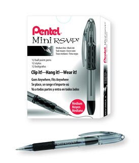 Foto 1 | Foto 1 | Bolígrafo Pentel Mini R.s.v.p. Stick Tinta Negra Paquete De 12 - Venta Internacional.
