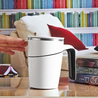 Foto 7 | Foto 7 | Taza Promocional Doble Pared Con Interior Acero Y Tapa Succión-taza