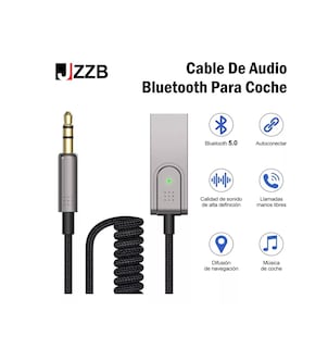 Foto 2 | Foto 2 | Adaptador Auxiliar de Audio Inalámbrico para Receptor Belug Gris