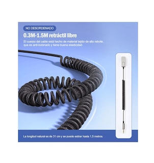 Foto 4 | Foto 4 | Adaptador Auxiliar de Audio Inalámbrico para Receptor Belug Gris