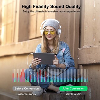 Foto 5 | Foto 5 | Adaptador De Auriculares Esbeecables Usb Tipo C A 3.5 Mm Para Iphone - Venta Internacional.