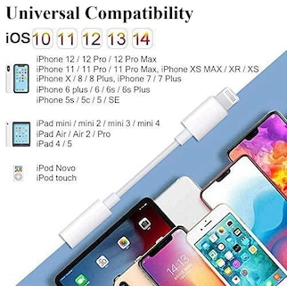 Foto 4 | Foto 4 | Adaptador Lightning A Conector Para Auriculares De 3,5 Mm Certificado Por Apple Mfi - Venta Internacional.