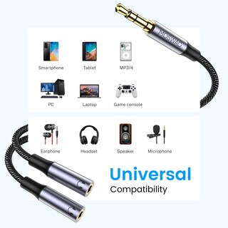 Foto 4 | Foto 4 | Divisor De Auriculares Moswag Estéreo De 3,5 Mm A Doble Hembra De 3,5 Mm - Venta Internacional.
