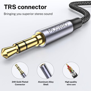 Foto 5 | Foto 5 | Divisor De Auriculares Moswag Estéreo De 3,5 Mm A Doble Hembra De 3,5 Mm - Venta Internacional.