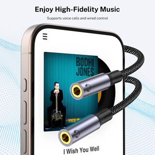 Foto 6 | Foto 6 | Divisor De Auriculares Moswag Estéreo De 3,5 Mm A Doble Hembra De 3,5 Mm - Venta Internacional.