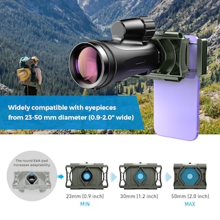 Foto 7 | Foto 7 | Adaptador De Teléfono Telescópico Apexel 360° Para Android Y Iphone - Venta Internacional.