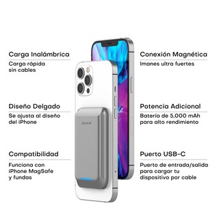 Foto 5 | Foto 5 | Batería Portátil Phonesuit Elite Mag Magnética 5000mah