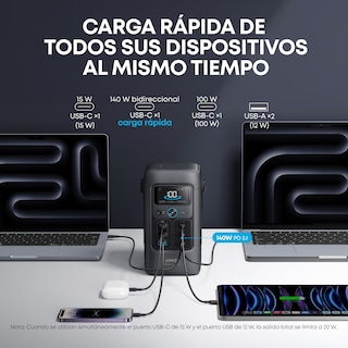 Foto 3 | Foto 3 | Banco de Energía Portátil Anker Solix C200 60.000 Mah 192 Wh - Venta Internacional
