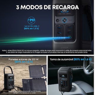 Foto 5 | Foto 5 | Banco de Energía Portátil Anker Solix C200 60.000 Mah 192 Wh - Venta Internacional