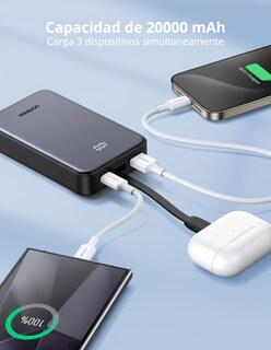 Foto 4 | Foto 4 | Batería Portatil 20000mah Ugreen Nexode Pb505 Pd 20w Gris