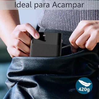 Foto 4 | Foto 4 | Batería Portátil 20000mah 2.1a Carga Rápida Eo Safe Imports Esi-6512-1 Negro