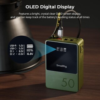 Foto 6 | Foto 6 | Batería De Montaje En V Smallrig Vb50 Verde De 50 Wh/3400 Mah Con 45 W - Venta Internacional.