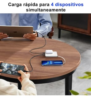 Foto 3 | Foto 3 | Xtellar Power Bank Magnético Portátil De Alta Capacidad, 20000mah, Con 3 Cables Universales