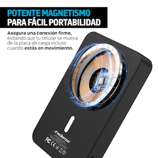 Foto 8 | Foto 8 | Power Bank Inalámbrico Magnético De 10 000 Mah Carga Rápida Color Negro