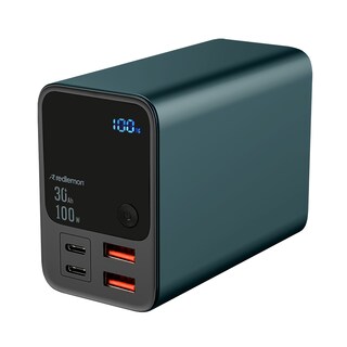 Foto 1 | Foto 1 | Power Bank De 30 000 Mah Y 100 W Carga Extra Rápida 2 Usb-c Y 2 Usb Color Verde