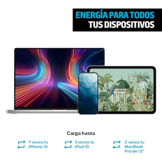 Foto 7 | Foto 7 | Power Bank De 30 000 Mah Y 100 W Carga Extra Rápida 2 Usb-c Y 2 Usb Color Verde