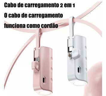 Foto 4 | Foto 4 | Batería Externa Para Android Y Iphone 2 En 1 De 5000 Mah Rosa