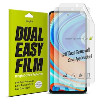 Foto 1 | Foto 1 | Mica Redmi Note 9 Pro Max/ 9 Pro Ringke Dual Easy Film 2 Piezas