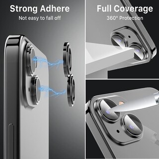 Foto 6 | Foto 6 | Mica Vidrio Mybat Camshield Negro para iPhone 15 y 15 Plus