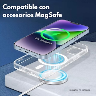 Foto 8 | Foto 8 | Kit Funda + Mica Pantalla + Mica Cámara Para Iphone 13 Mini Magsafe, Mica Vidrio Templado Para Iphone 13 Mini