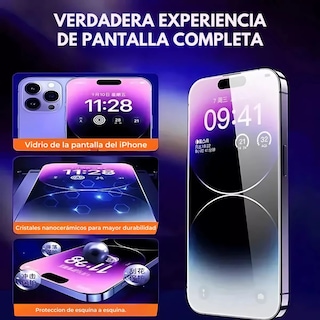 Foto 5 | Foto 5 | Mica Cristal Templado Premium Para Iphone Fácil Instalación Iphone 16 Pro Max