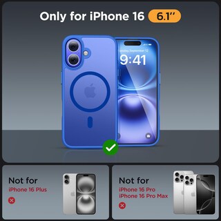 Foto 2 | Foto 2 | Funda Miracase Magnetic Series Para Iphone 16 De 6.1 Pulgadas, Color Azul - Venta Internacional.