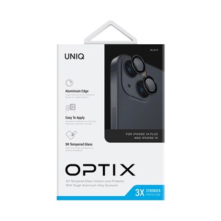 Foto 2 | Foto 2 | Protector De Lentes Para Iphone 14 | Iphone 14 Plus Transparente | Negro Clear | Aluminium De Optix