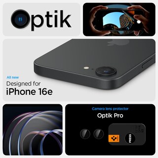 Foto 2 | Foto 2 | Protector De Pantalla Para Lente De Cámara Spigen Glastr Optik Pro Iphone 16e - Venta Internacional.