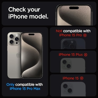 Foto 2 | Foto 2 | Protector de Pantalla Spigen para iPhone 15 Pro Max - Venta Internacional