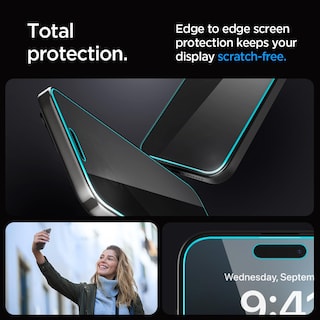 Foto 5 | Foto 5 | Protector de Pantalla Spigen para iPhone 15 Pro Max - Venta Internacional